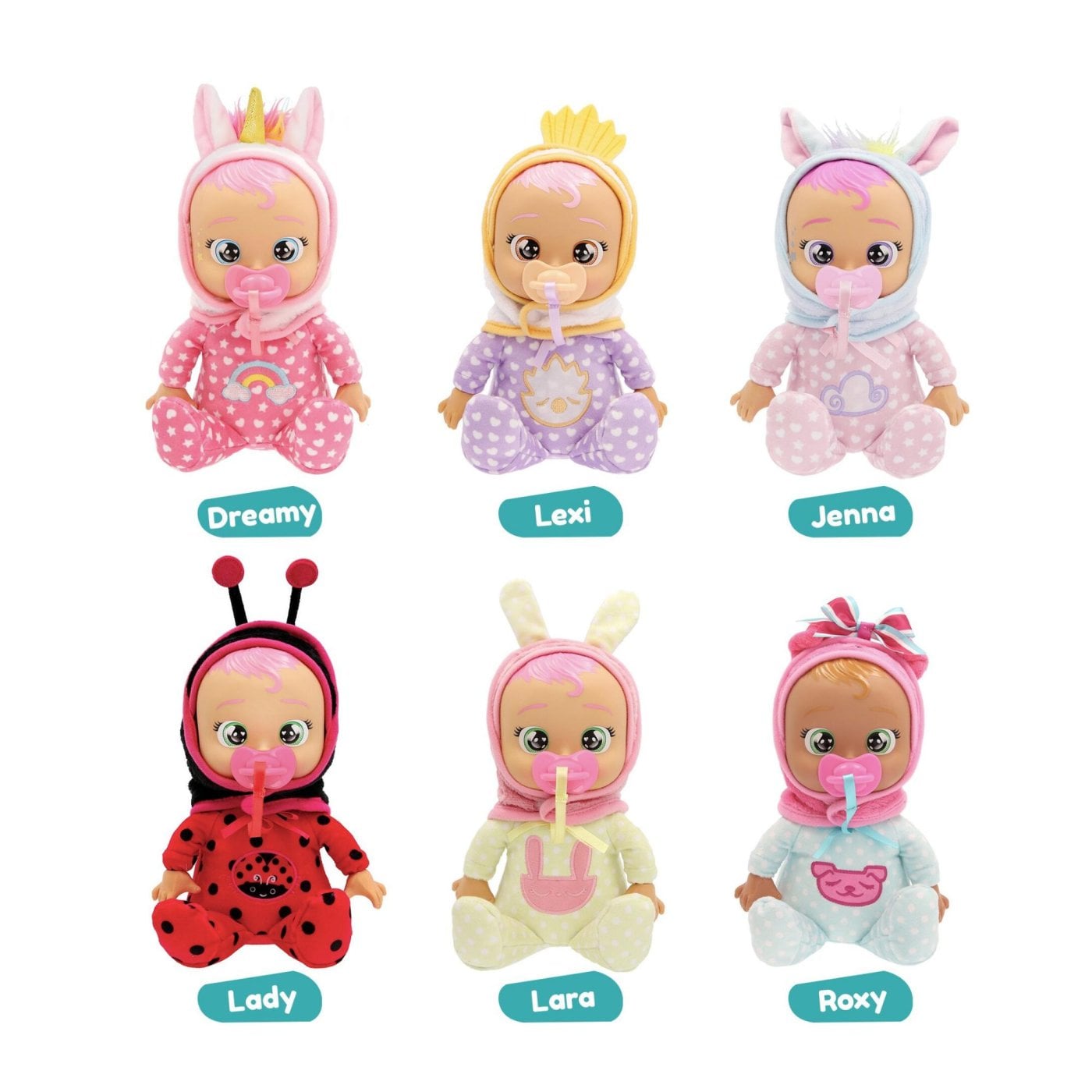 MUÑECA CRY BABIES TINY C. NEWBORN CDU 6 UN - 2