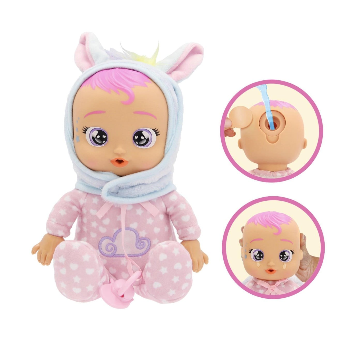 MUÑECA CRY BABIES TINY C. NEWBORN CDU 6 UN - 3