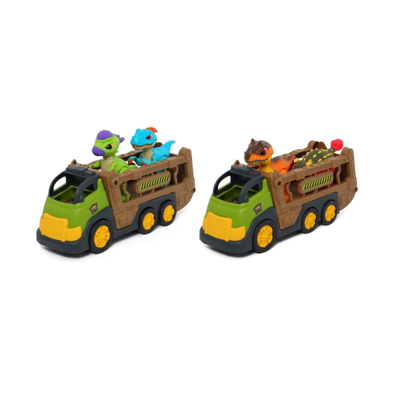 CAMIÓN TRANSPORTADOR HAPPY LINE CON 2 DINOSAURIOS - 5