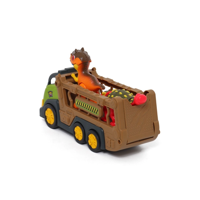 CAMIÓN TRANSPORTADOR HAPPY LINE CON 2 DINOSAURIOS - 10