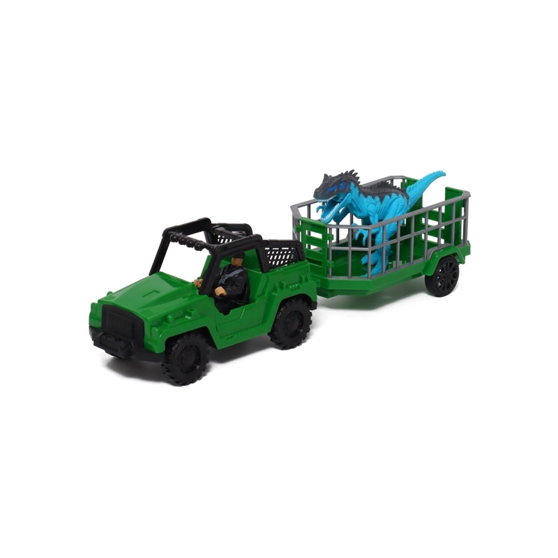 SET DE DINOSAURIO HAPPY LINE CON AUTO FIGURA Y ACCESORIOS - 6