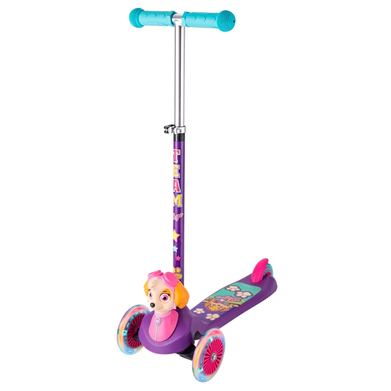 SCOOTER PAW PATROL MICRO 3-D STD C/ LUZ 3 RUEDAS SKYE - 1