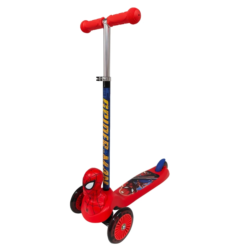 SCOOTER SPIDERMAN MICRO 3-D STD C/ LUZ 3 RUEDAS - 1