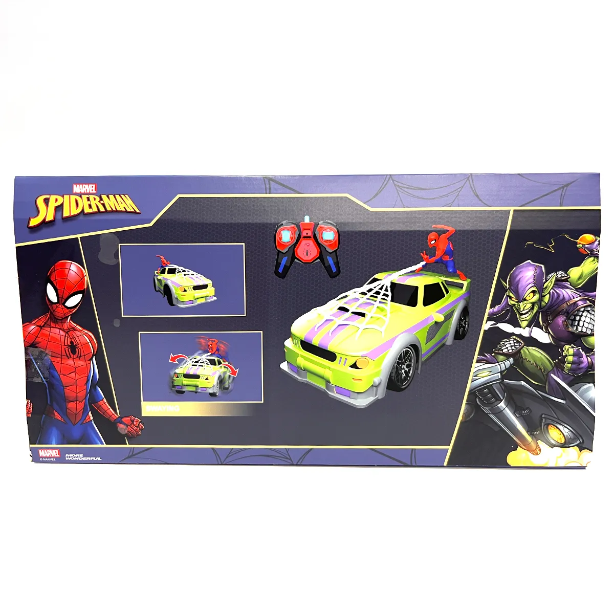 CARRO SPIDER-MAN TAMBALEANTE CON MUÑECO 3D - 4