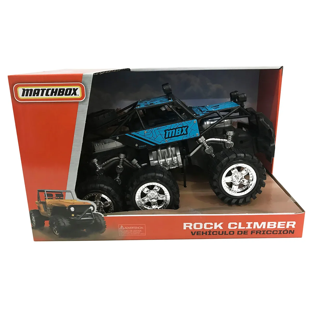 VEHICULO FRICCION MATCHBOX ROCK CLIMBER - 11