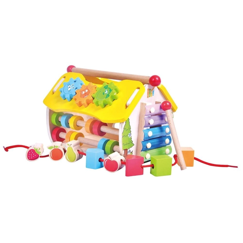 JUGUETE DIDÁCTICO BENIC WOOD CASITA MULTIFUNCIONAL DIDACTICA DE MADERA - 2