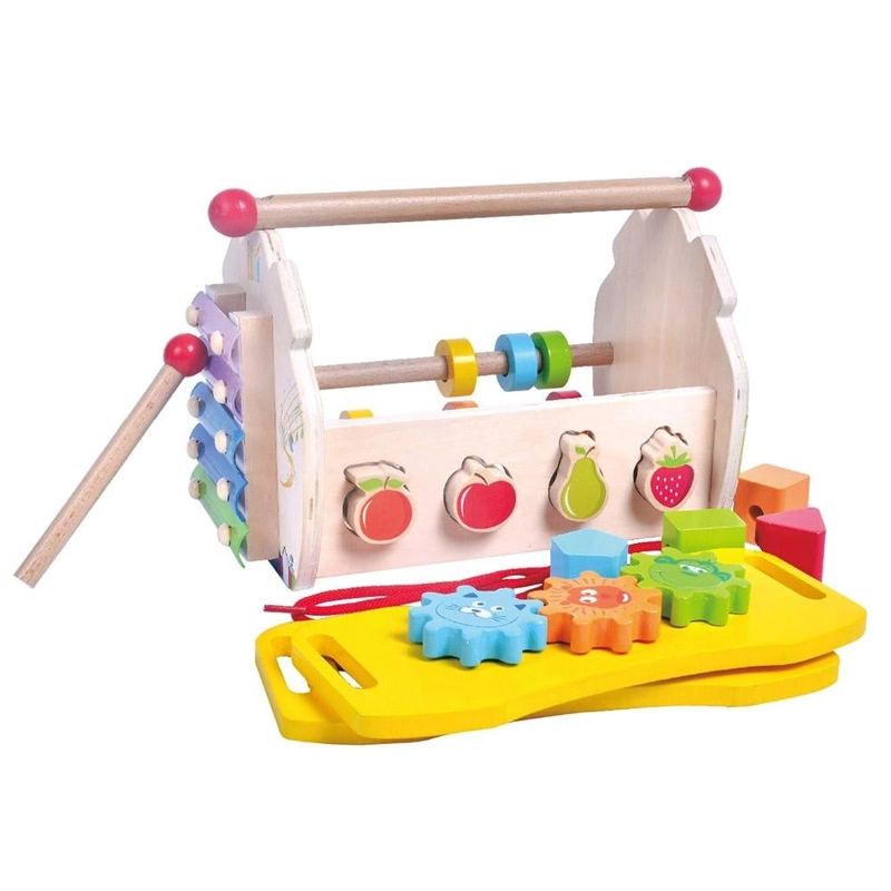 JUGUETE DIDÁCTICO BENIC WOOD CASITA MULTIFUNCIONAL DIDACTICA DE MADERA - 3