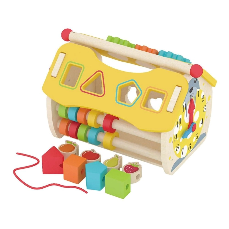 JUGUETE DIDÁCTICO BENIC WOOD CASITA MULTIFUNCIONAL DIDACTICA DE MADERA - 4
