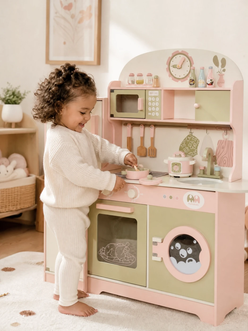 COCINA Y REFRIGERADOR KITCHEN PLAY CON ACCESORIOS - 2