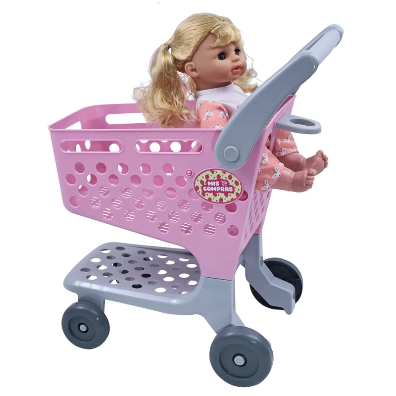 CARRITO COMPRAS HARVEST CON MUÑECA 241525 - 2