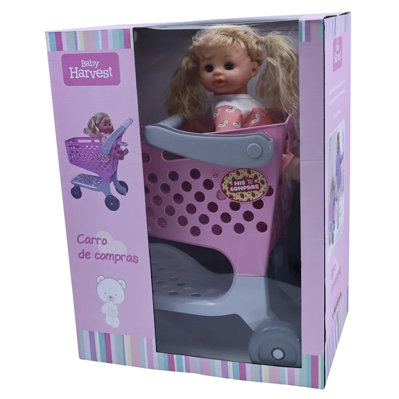 CARRITO COMPRAS HARVEST CON MUÑECA 241525 - 5