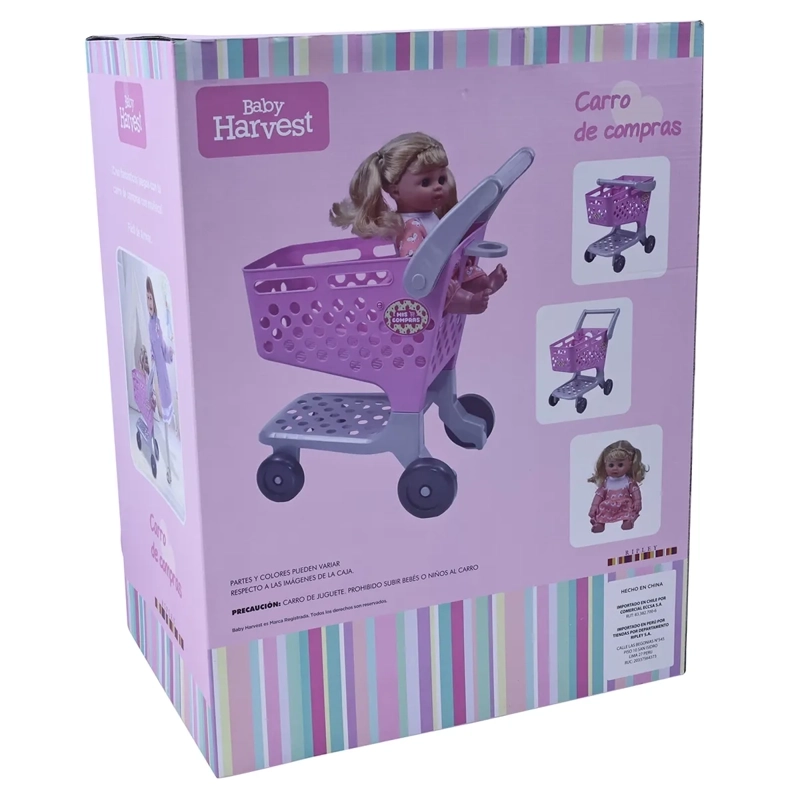 CARRITO COMPRAS HARVEST CON MUÑECA 241525 - 6