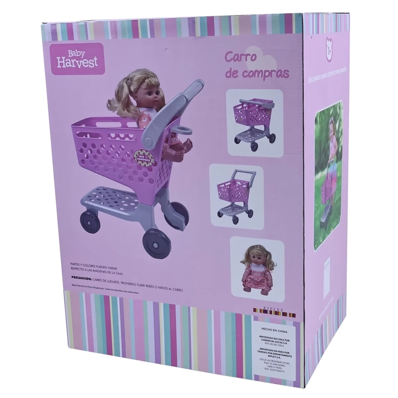 CARRITO COMPRAS HARVEST CON MUÑECA 241525 - 7