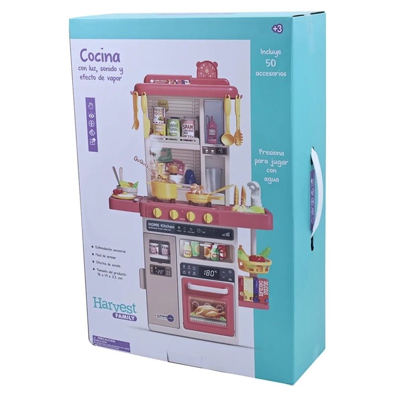 COCINA HARVEST STAND AND PLAY 5O PIEZAS - 4