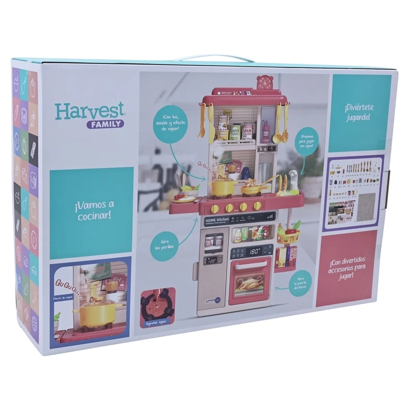 COCINA HARVEST STAND AND PLAY 5O PIEZAS - 6