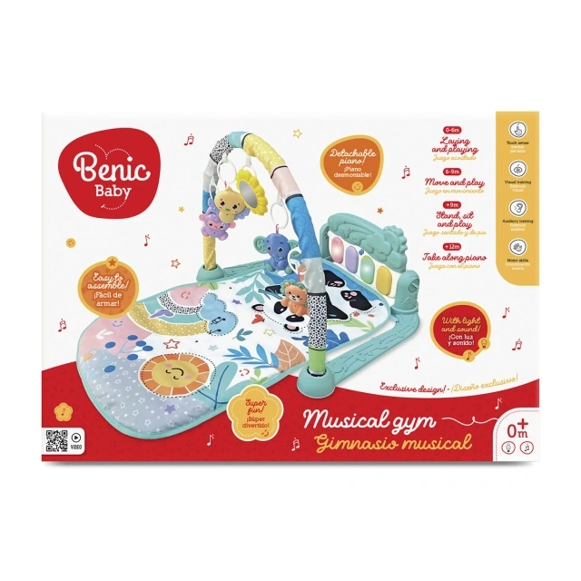 GIMNASIO INTERACTIVO BENIC BABY CON MUSICA - 4