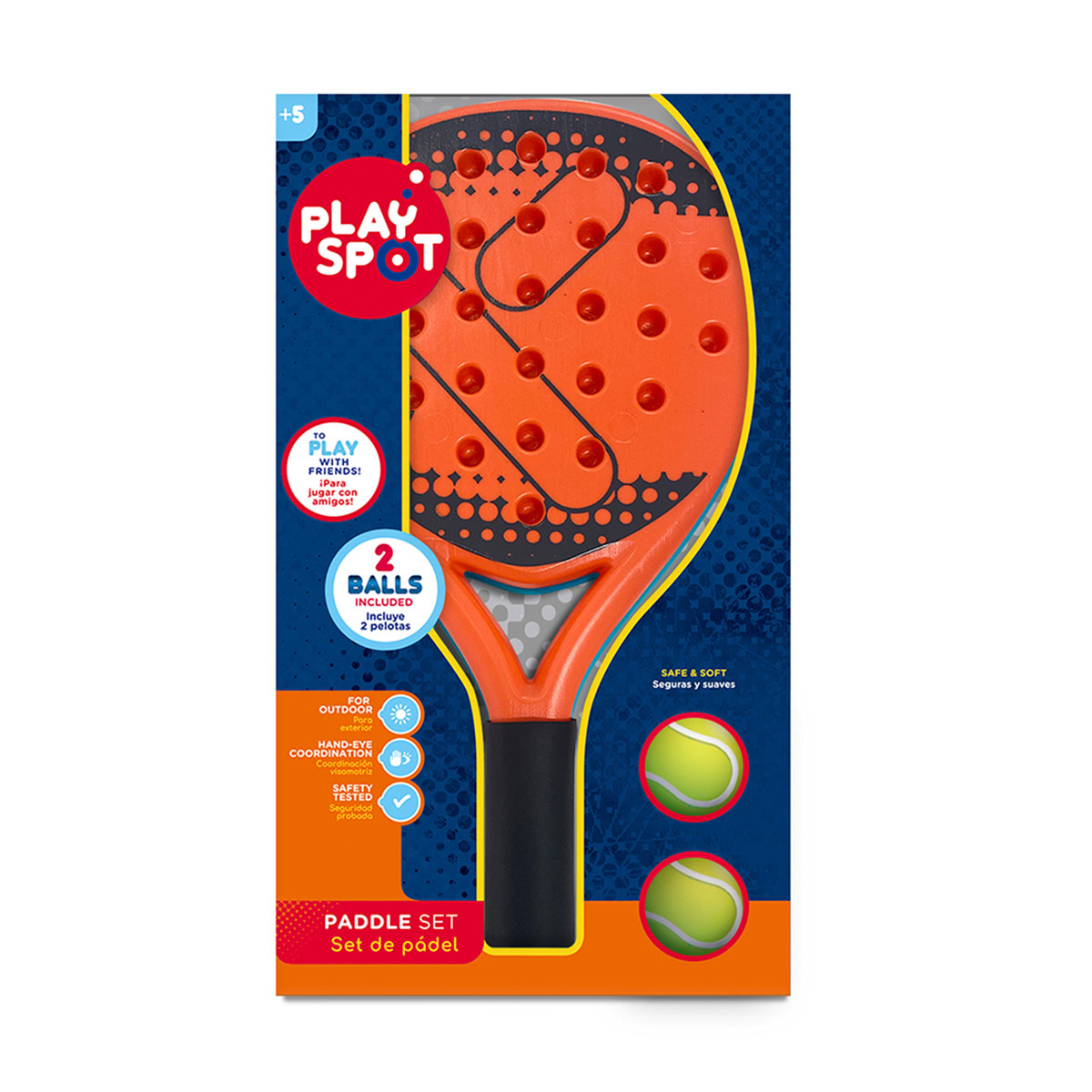PLAYSPOT SET RAQUETAS DE PADEL - 5