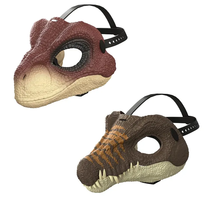 FIGURA ACCIÓN JURASSIC WORLD REBIRTH MÁSCARA - 1