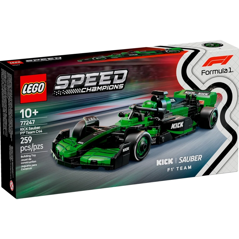 BLOQUES CONSTRUCCIÓN LEGO COCHE DE CARRERAS KICK SAUBER 259 PIEZAS F1 FORMULA 1 TEAM C44 77247 - 1