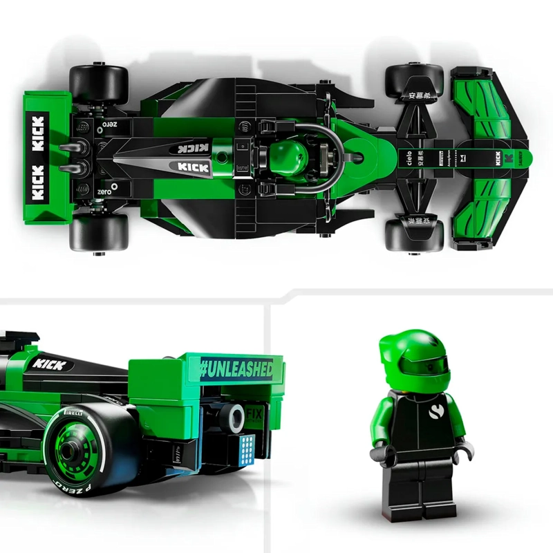 BLOQUES CONSTRUCCIÓN LEGO COCHE DE CARRERAS KICK SAUBER 259 PIEZAS F1 FORMULA 1 TEAM C44 77247 - 3