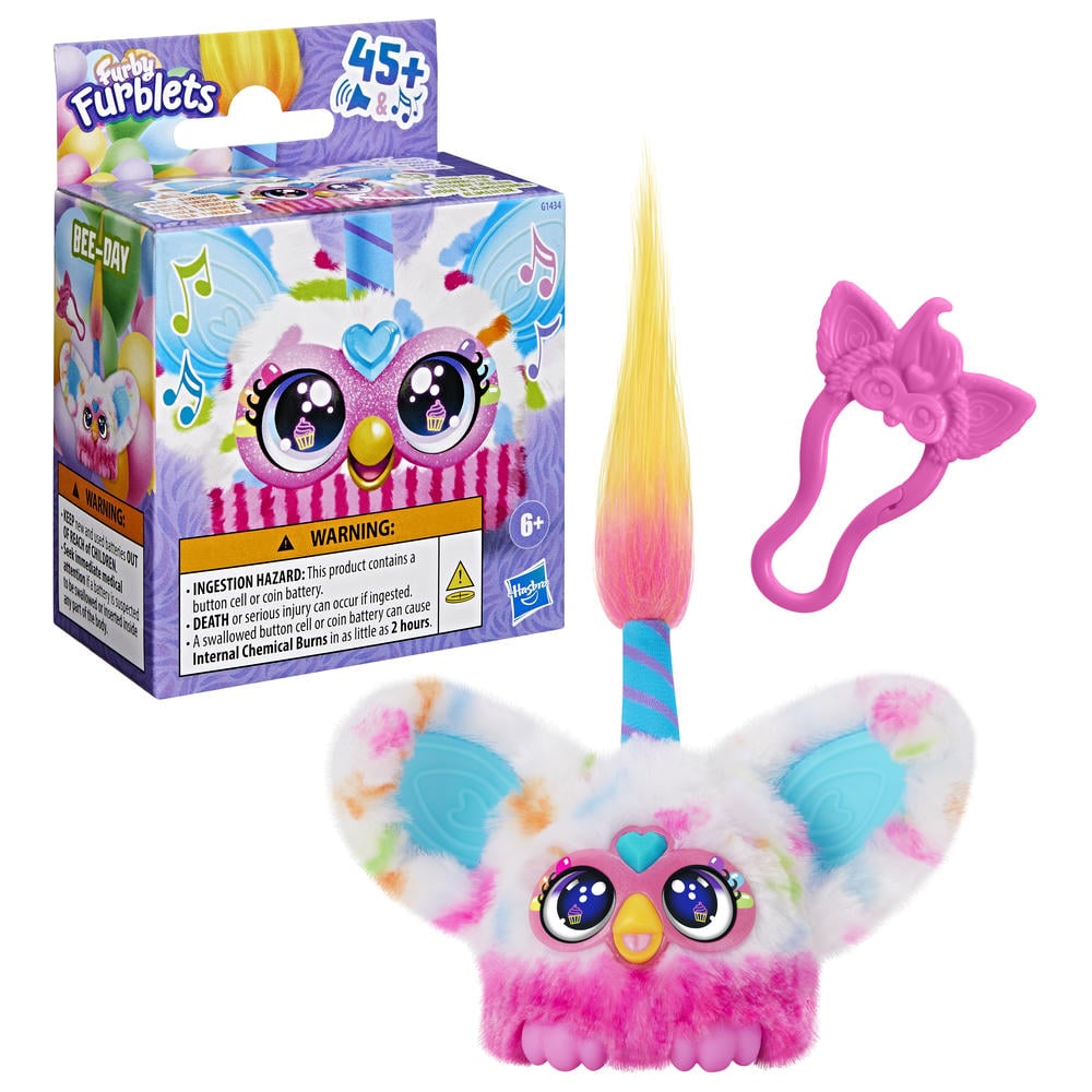 PELUCHE MINIAMIGO INTERACTIVO FURBY FURBLETS BEE-DAY - 4