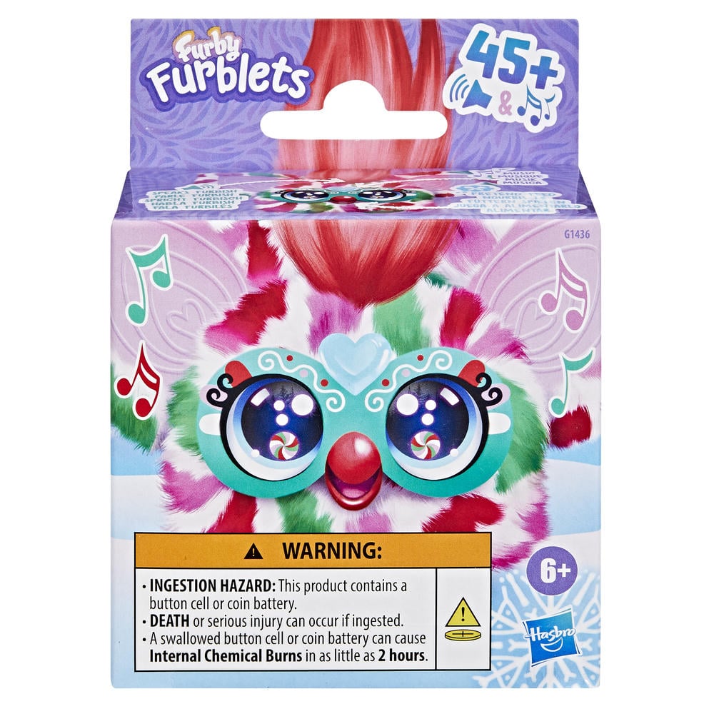 PELUCHE MINIAMIGO INTERACTIVO FURBY FURBLETS PEP-MINT - 3