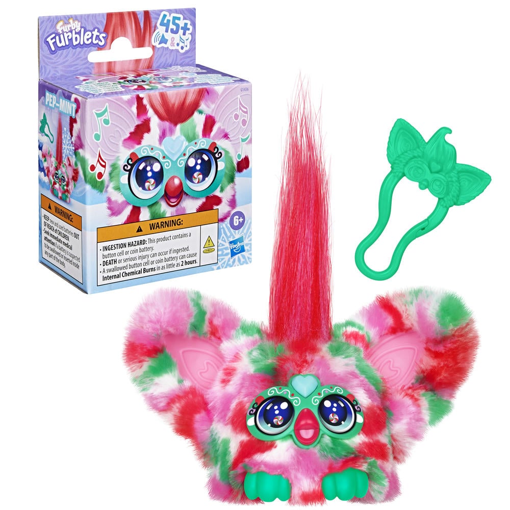 PELUCHE MINIAMIGO INTERACTIVO FURBY FURBLETS PEP-MINT - 4