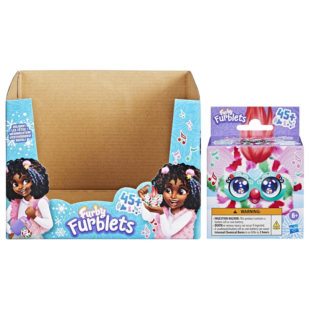 PELUCHE MINIAMIGO INTERACTIVO FURBY FURBLETS PEP-MINT - 5