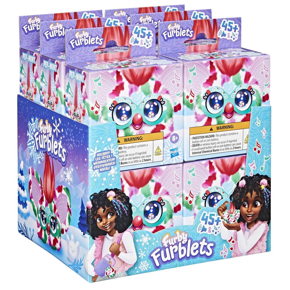 PELUCHE MINIAMIGO INTERACTIVO FURBY FURBLETS PEP-MINT - 7