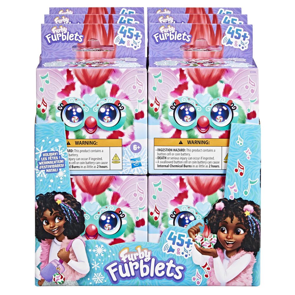 PELUCHE MINIAMIGO INTERACTIVO FURBY FURBLETS PEP-MINT - 9