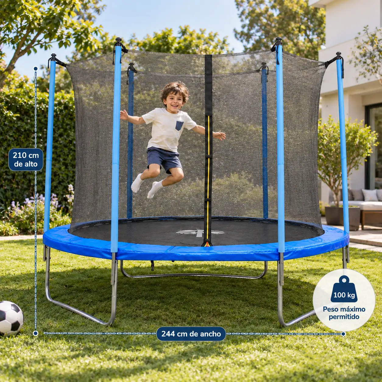 CAMA ELÁSTICA RESCUE OG-TR003-00 2.4M - 1