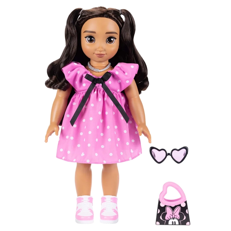 MUÑECA DISNEY ILY INSPIRADA EN MINNIE VESTIDO ROSA - 1