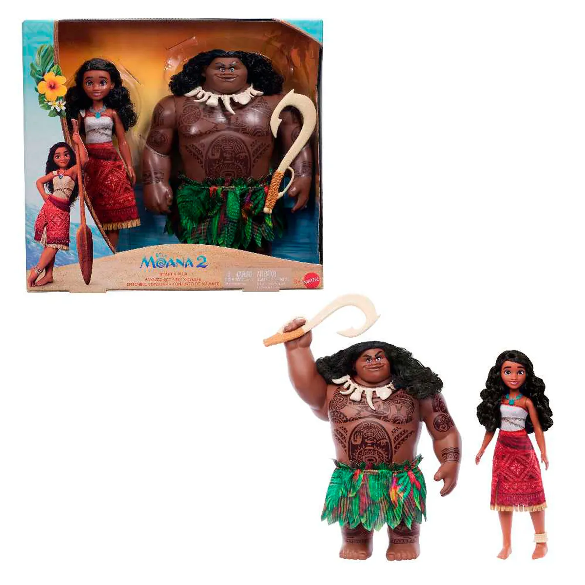MOANA 2 MUÑECOS MOANA Y MAUI - 1