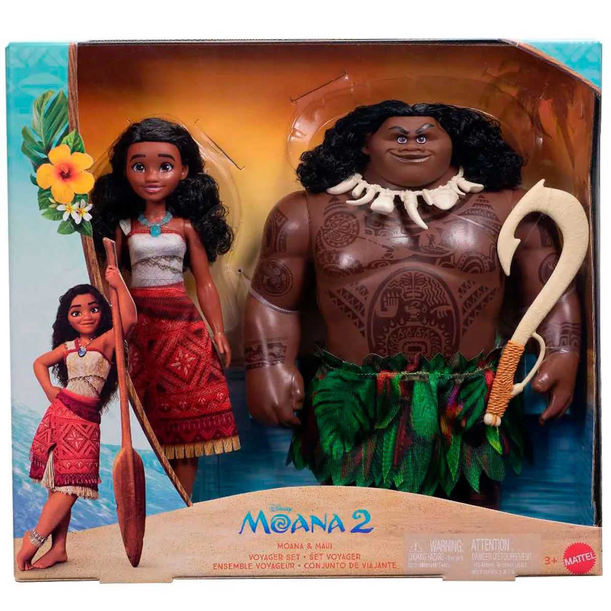 MOANA 2 MUÑECOS MOANA Y MAUI - 6