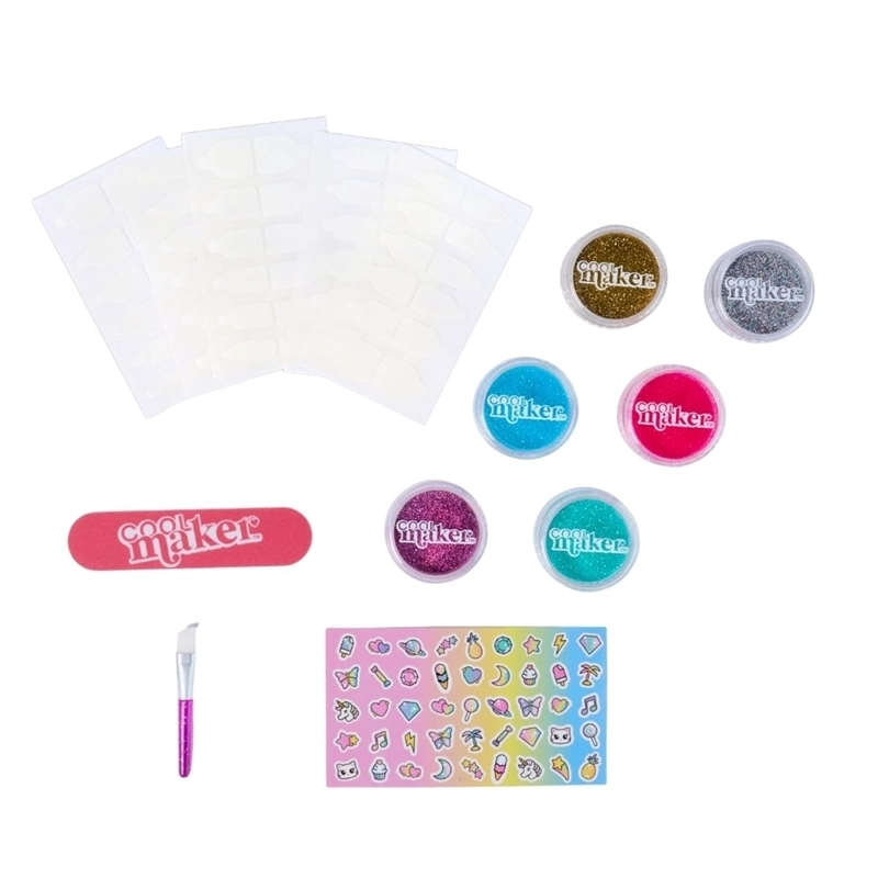 SET MANICURA CANAL TOYS GETGLITZ Y GLITTER NAILS - 2