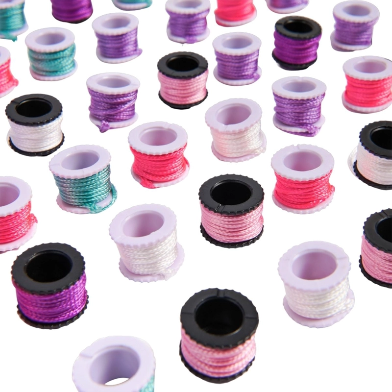 COOL MAKER KIT PARA HACER COLLARES Y BRAZALETES DE LA AMISTAD CON CUENTAS Y TRENZAS - 3