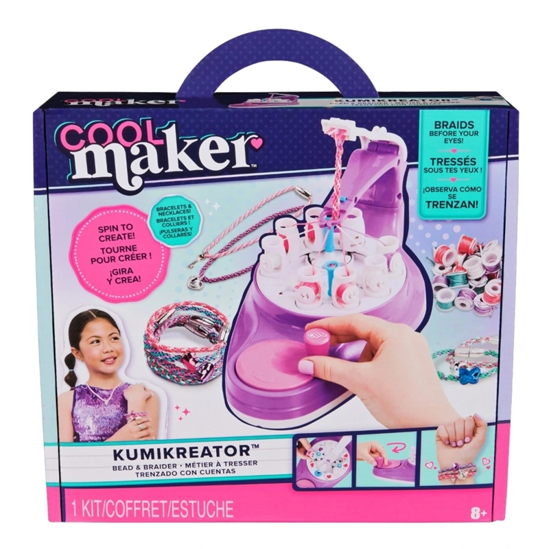 COOL MAKER KIT PARA HACER COLLARES Y BRAZALETES DE LA AMISTAD CON CUENTAS Y TRENZAS - 5