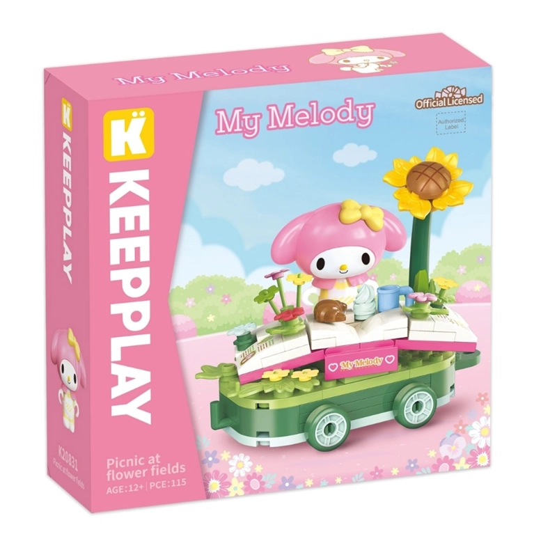 BLOQUES DE CONSTRUCCIÓN HELLO KITTY PICNIC AT FLOWER FIELDS - 2