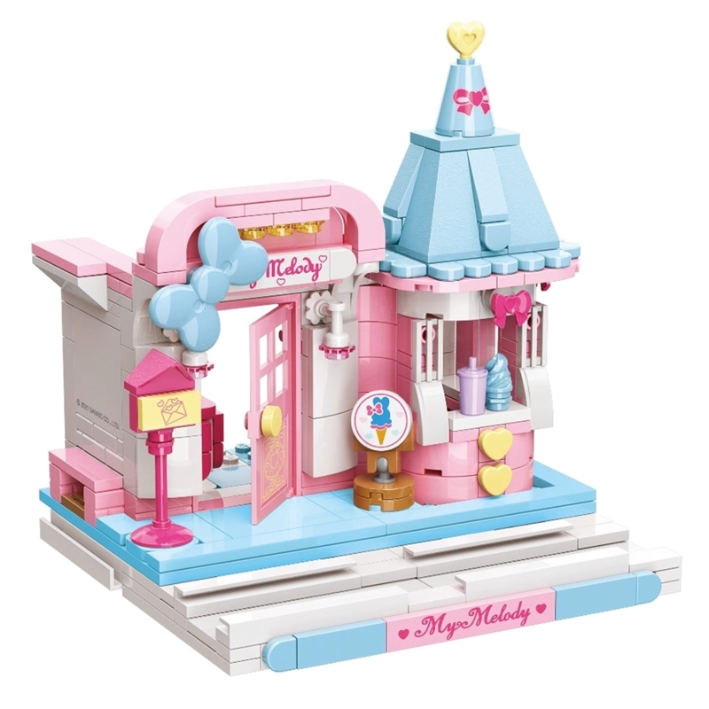 BLOQUES DE CONSTRUCCIÓN HELLO KITTY SWEET ICE CREAM HOUSE - 3