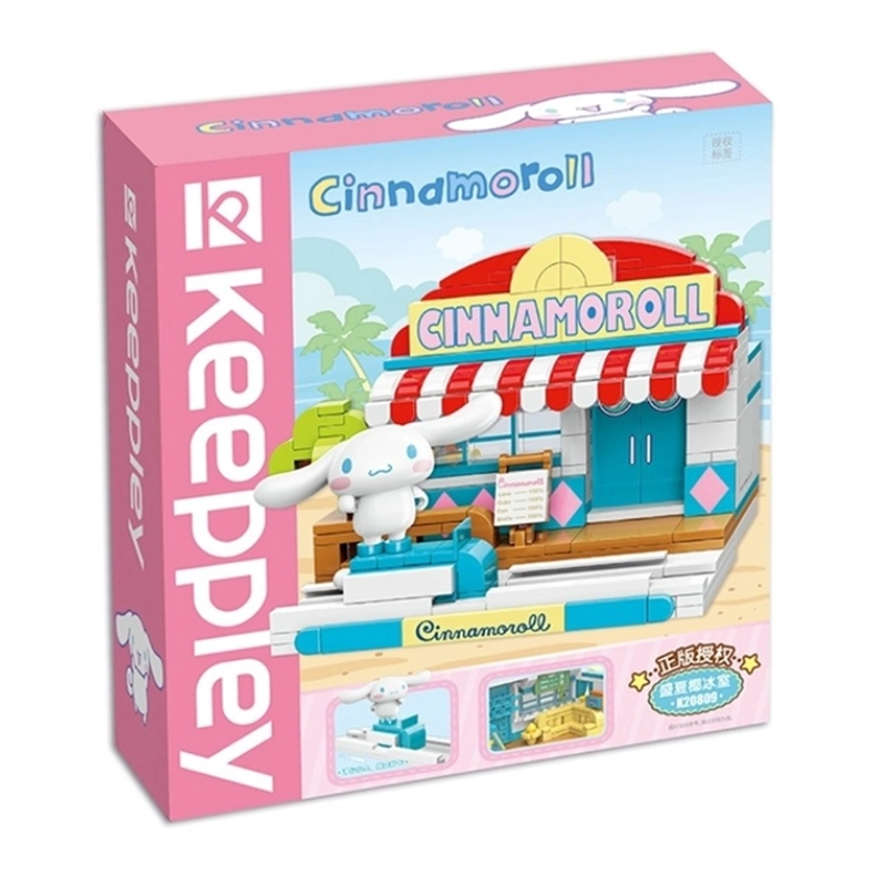 BLOQUES DE CONSTRUCCIÓN HELLO KITTY SUMMER COCONUT ICE SHOP CINNAMOROLL - 2