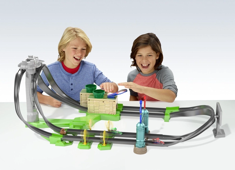 PISTA DE JUGUETE HOT WHEELS DE CIRCUITO LARGO MARIO KART - 1