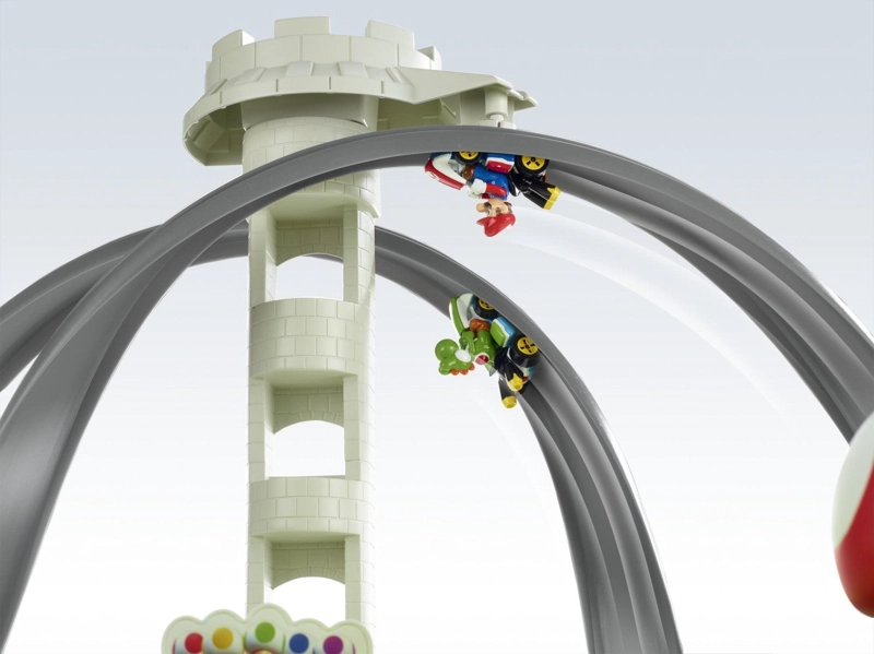 PISTA DE JUGUETE HOT WHEELS DE CIRCUITO LARGO MARIO KART - 5