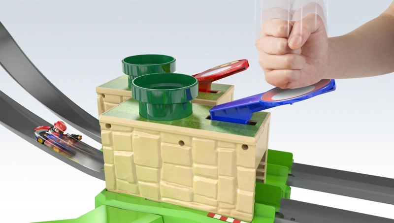 PISTA DE JUGUETE HOT WHEELS DE CIRCUITO LARGO MARIO KART - 6
