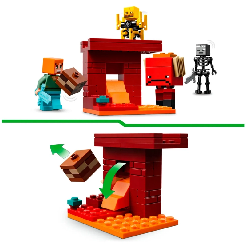 BLOQUES CONSTRUCCIÓN LEGO BATALLA THE NETHER LAVA - 3