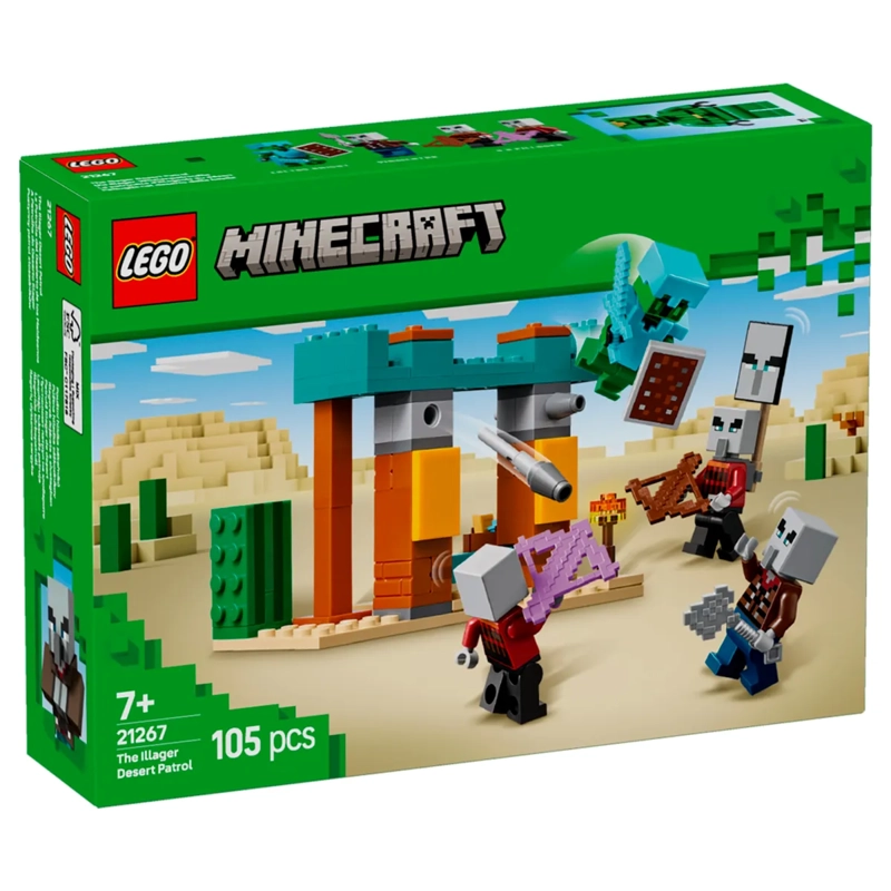 BLOQUES CONSTRUCCIÓN LEGO PATRULLA DEL DESIERTO ILLAGER 21267 - 1