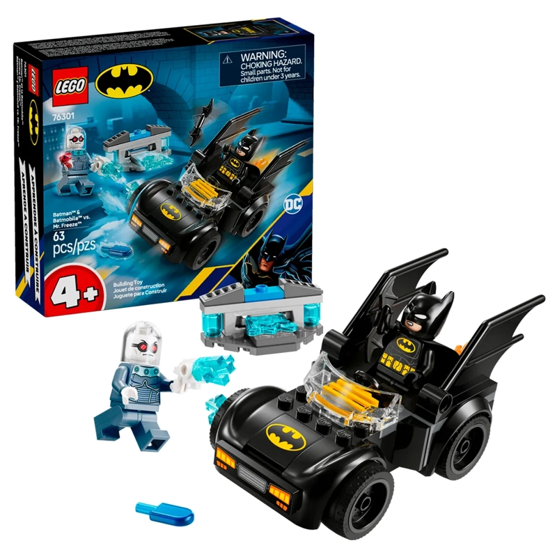 BLOQUES CONSTRUCCIÓN LEGO BATMAN Y BATMOVIL VS MR FREEZE 76301 - 1