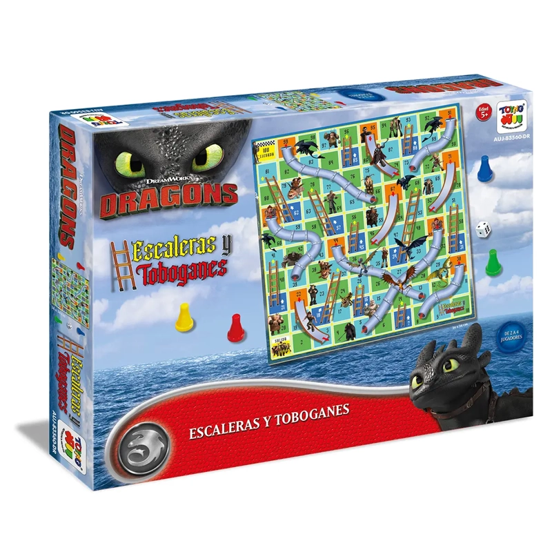 ESCALERA Y TOBOGANES DRAGONS - 1