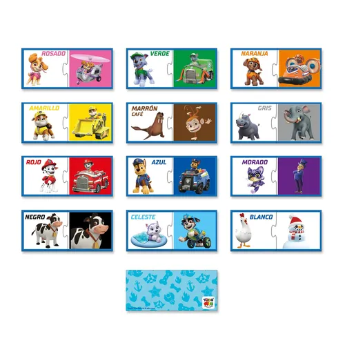 JUEGO DIDÁCTICO PAW PATROL APRENDE LOS COLORES - 2
