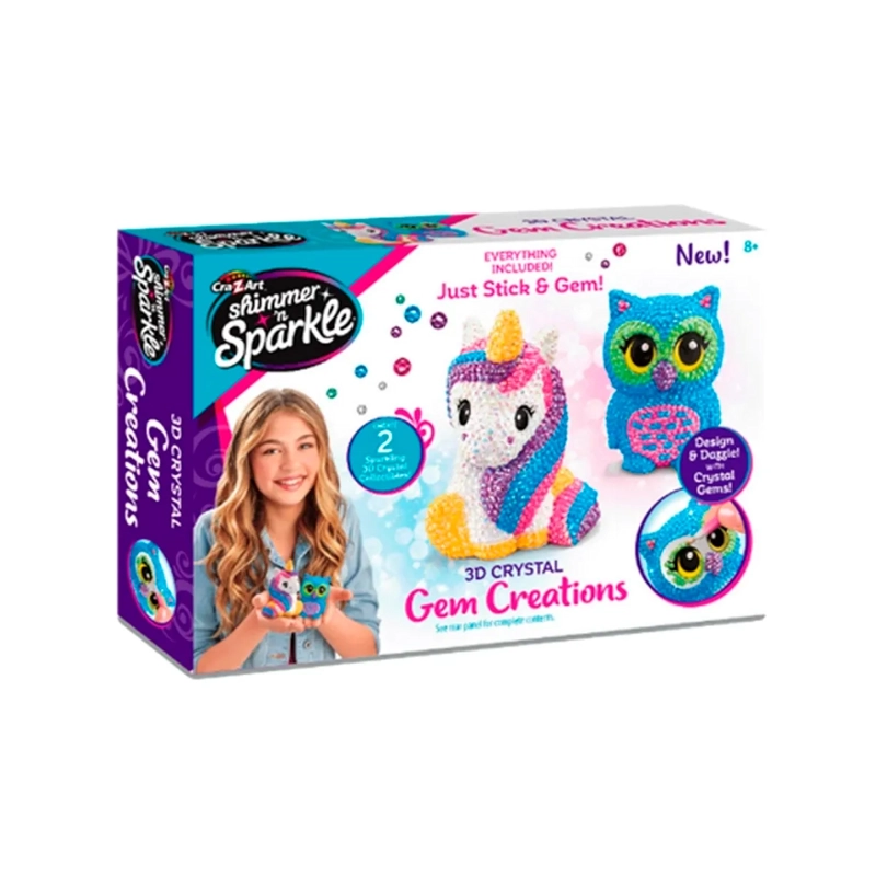 SHIMMER SPARKLE 3D CRYSTAL GEM CREATIONS - 1