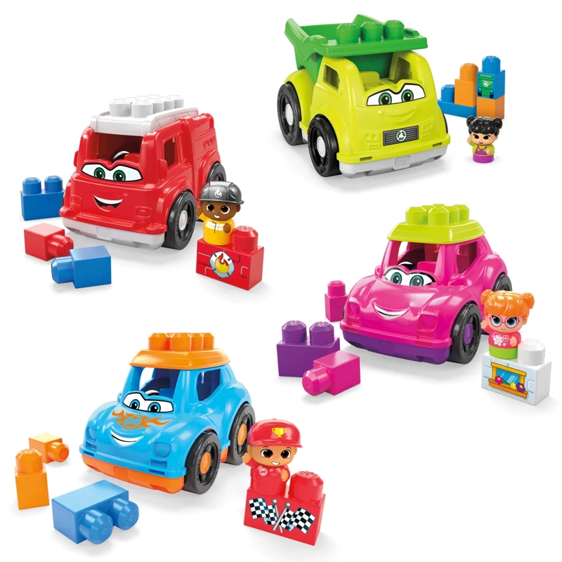 MEGA BLOKS JUGUETE DE CONSTRUCCIÓN PEQUEÑO VEHÍCULO SORPRESA - 1